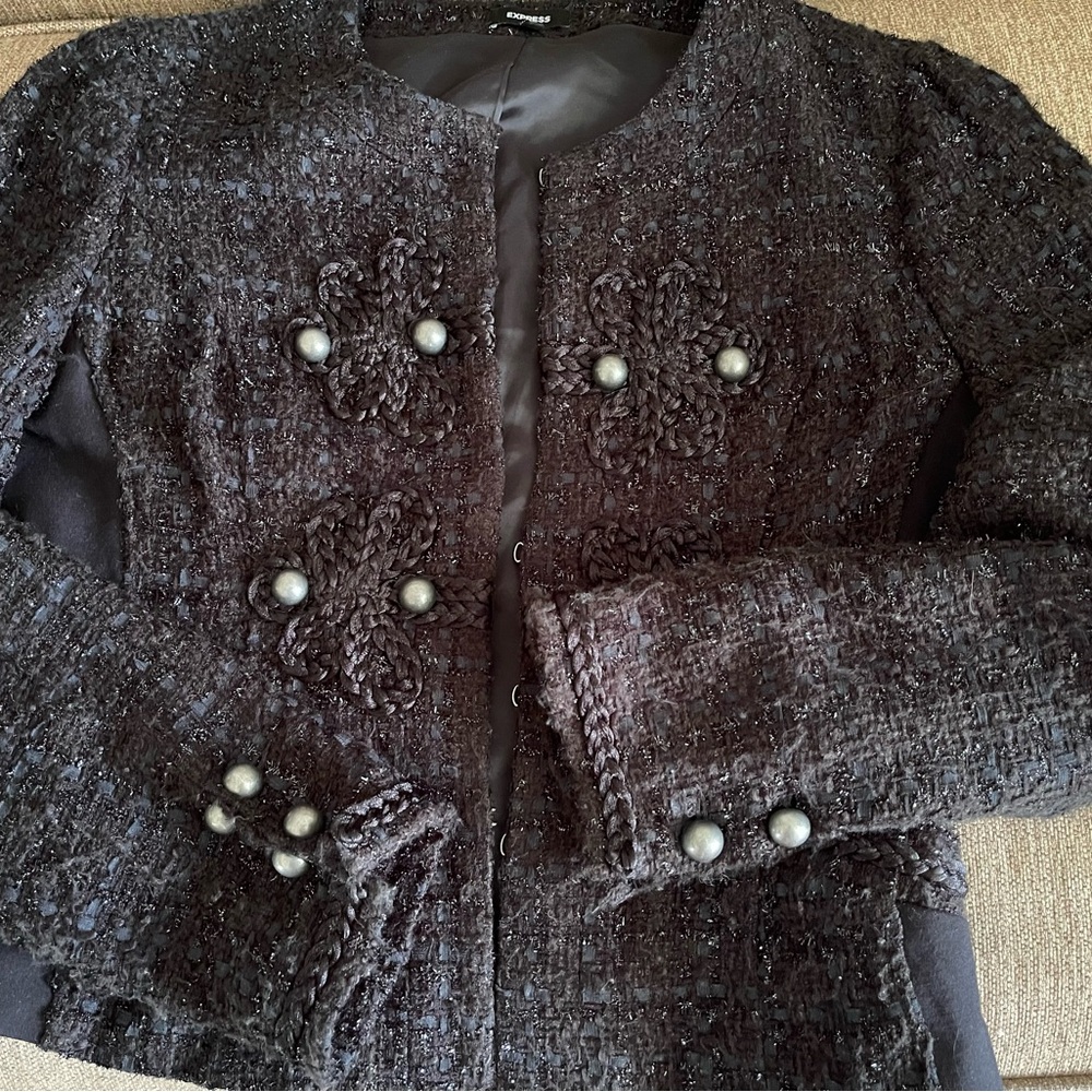 Express Black vintage blazer, size Large